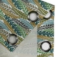 thumbnail image 4 of Ambesonne Grommet Curtain, , 50"x120", Fawn Mustard Dark Teal, 4 of 5