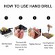 thumbnail image 5 of 11pcs Mini Drill Styling Set 9cm Hand Drill with 0.8-3mm Twist Drill Mini Hand, 5 of 5