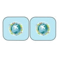 thumbnail image 7 of Naloa Dreaming Travel 2 Piece Foldable Car Sun Shades, Car Windshield Sunshade, Front Window Sunshade for Car, Truck, SUV - Medium, 7 of 7