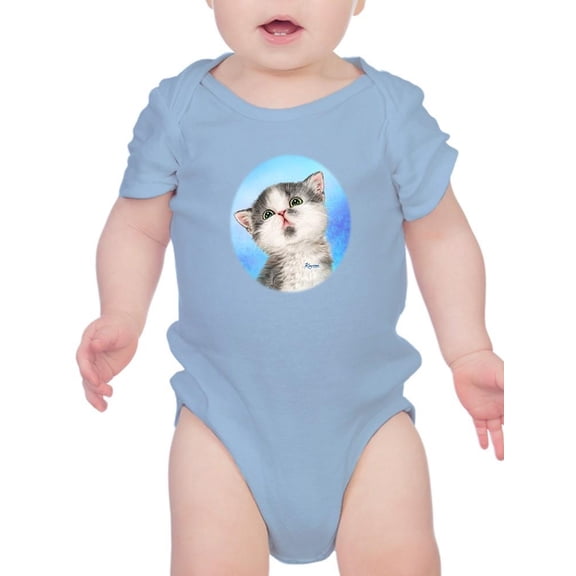 Focused Cat Bodysuit Infant -Kayomi Harai Designs,  24 Months
