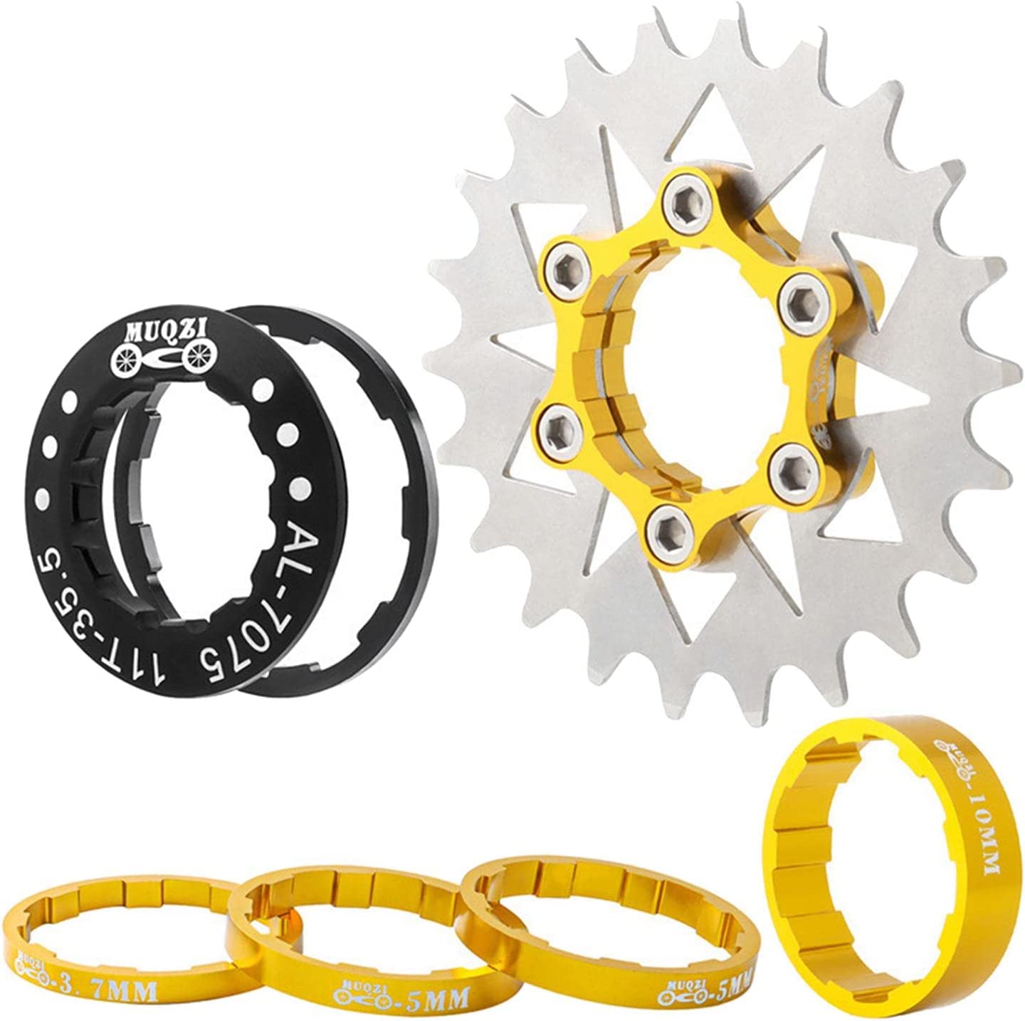 Steel Single Cassette Cog MTB Fixed Gear Bike Bicycle 22T Adapter 710s