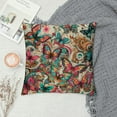 thumbnail image 2 of Nawypu Butterfly Flower Throw Pillow Covers, Colorful Animal Floral Butterflies Cushion Cases Decorative Pillow Cases for Couch Sofa Bedroom, 2 of 5