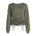 thumbnail image 4 of No Boundaries Juniors’ High Rib Sweatshirt, 4 of 5