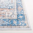 thumbnail image 6 of SAFAVIEH Arizona Alaia Medallion Polyester Area Rug, Blue/Beige, 9' x 12', 6 of 13