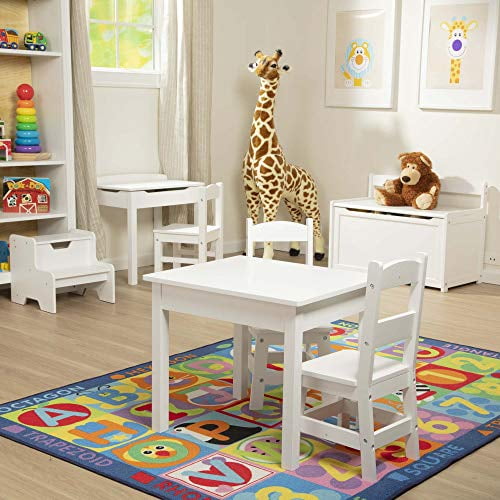 Melissa & doug solid deals wood table & chairs