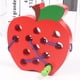 thumbnail image 2 of Cordón de madera Sandía Enhebrar Juguetes Bloque de madera Rompecabezas Juego de viaje Aprendizaje temprano Habilidades motoras finas Montessori Regalo educativo para niños Sincero Hogar, 2 of 3
