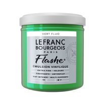 Lefranc & Bourgeois Flashe Matte Artist's Color, 125ml, Fluorescent Green