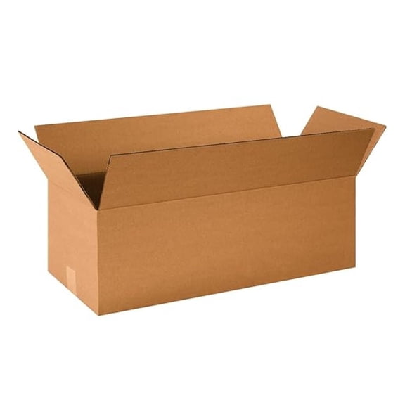 24 x 10 x 8" Long Corrugated Boxes 24"L x 10"W x 8"H, Pack of 25 | Shipping, Packaging, Moving, Storage Box for Home or Business, Strong Wholesale Bulk Boxes