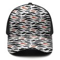 thumbnail image 3 of Leopard Print Baseball Cap Adjustable Size – Stylish Spliced Design Trucker Hat, Dad Hat with Full Print Front & Brim, Breathable Cotton Blend Snapback for Sports, Travel & Daily Wear, 3 of 3