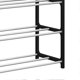 thumbnail image 2 of Simple Multi-Tier Shoe Rack Plastic and Stainless Steel Easy Installation Sturdy Shoe Storage Shelf for Dorm Rooms, 2 of 4