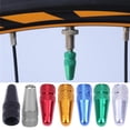 thumbnail image 4 of Tapas de válvula de alta presión de aluminio Presta para bicicleta, 5 uds., cubiertas antipolvo (rojo) Tmvgtek paseo en bicicleta, 4 of 6