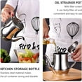 thumbnail image 2 of Stainless Steel Oil Filter Pot, Bacon Grease Container with Strainer and Spout, Reusable Filtering Oil Pot for Bacon Grease, Stainless Steel Filtering Oil Pot for Home Kitchen Cooking (48 oz), 2 of 10