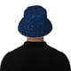 thumbnail image 5 of Fotbe Sparkling Blue Glitter Sombrero Tipo Pescador con Estampado – Sombrero de Sol de Algodón de Moda para Playa, Golf, Pesca, 5 of 6