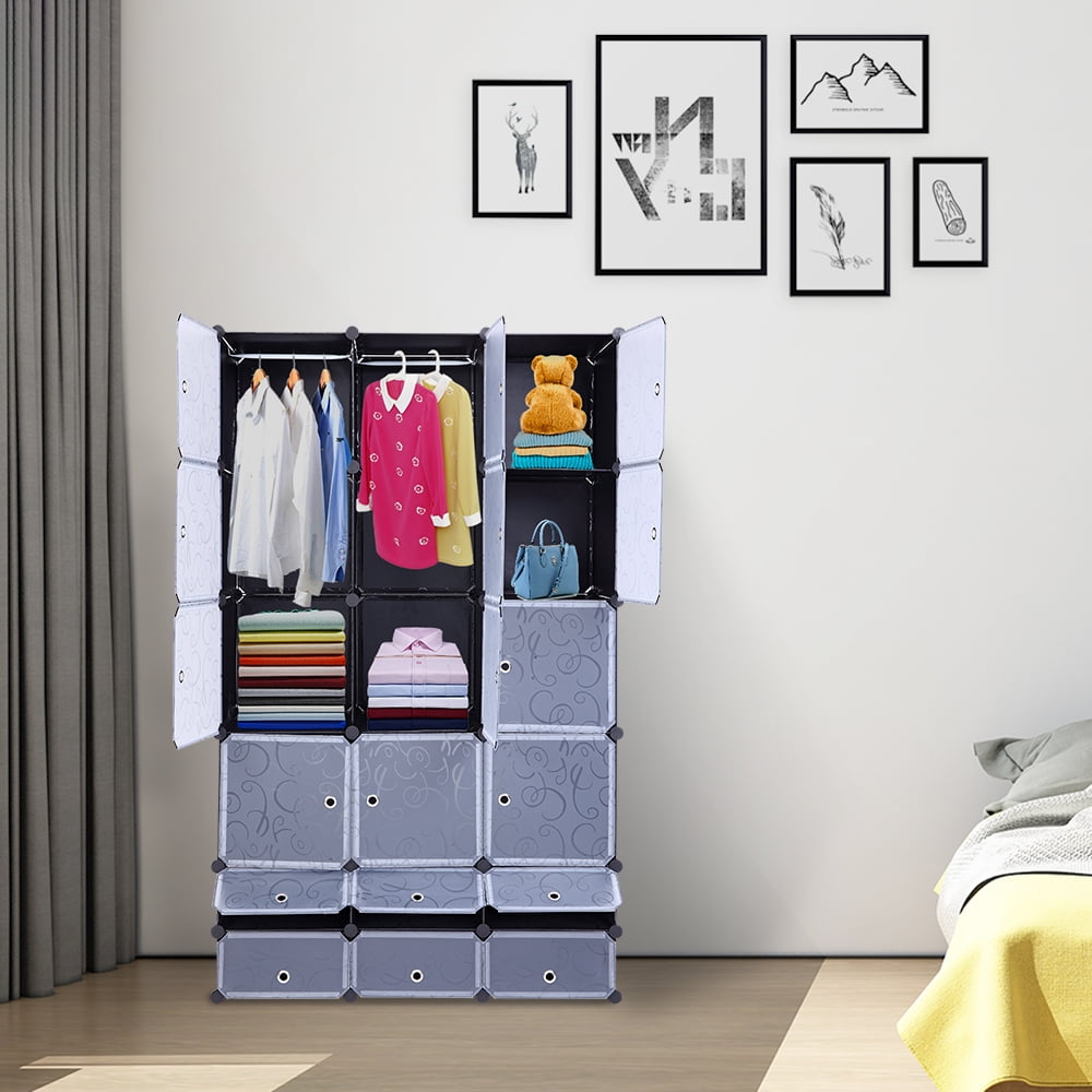 18Cube DIY Modular Cubby Shelving Storage Organizer Extra Large