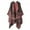 Pink, variant on vnanda Women Cape Women Cape Vintage Style Warm Open Front Irregular Thick Loose Oversized Soft Double-sided Printed Fall Winter Cardigan Shawl Wrap Poncho