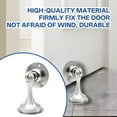 thumbnail image 6 of ZHZFKQ Door Stoppers Bottom Punch-Free Magnetic Stopper Matching Film Screws sliver, 6 of 7