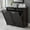 Dark Brown, variant on OLD CAPTAIN Double Tilt Out Trash Cabinet, Wooden Kitchen Garbage Can Free Standing Holder (White)
