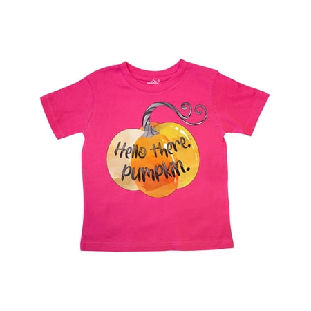 

Inktastic Fall Hello there Pumpkin Gift Toddler Boy or Toddler Girl T-Shirt