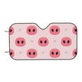 thumbnail image 7 of Haiem Pig Noses Car Windshield Sun Shade - Blocks UV Rays Sun Visor Protector, Sunshade to Keep Your Vehicle Cool, Universal Fit SUV Van Sedan-Small, 7 of 7