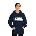 thumbnail image 3 of I CODE What’s your special power Coder Unisex Hoodie, S-5XL, 3 of 9