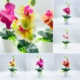thumbnail image 4 of Luckyn Artificial Potted Flowers Fake False Plants Outdoor Garden Home In Pot Decor, 4 of 4