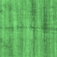 thumbnail image 1 of Ahgly Company Indoor Square Abstract Emerald Green Modern Area Rugs, 7' Square, 1 of 4