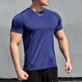 thumbnail image 4 of Men's Running T-Shirt Quick Dry Crew Neck T-Shirts, 4 of 13