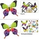 thumbnail image 4 of Elegante arte de pared con mariposas, pegatinas de mariposas 3D con efecto de doble capa para espacios habitables, material de PVC mejorado que garantiza una decoración duradera y reutilizable,, 4 of 7