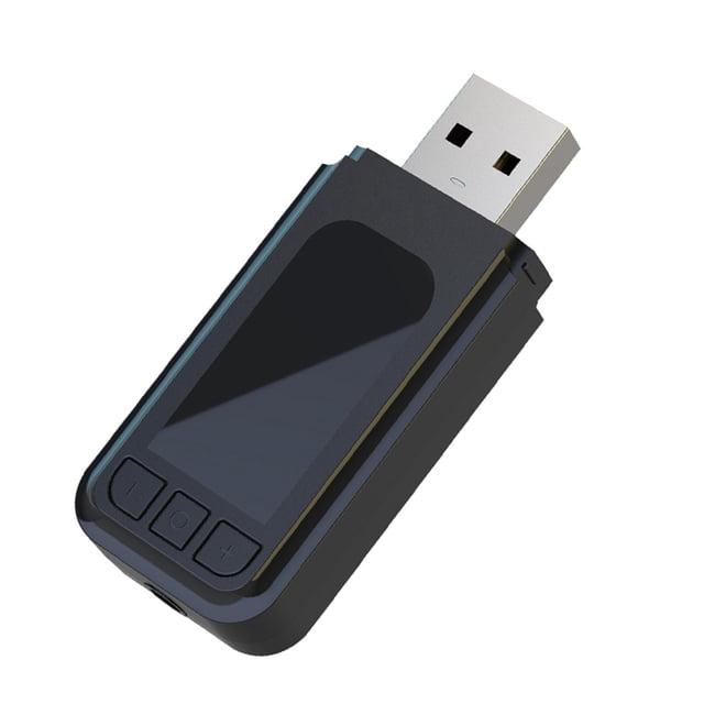 Adaptador Bluetooth,Adaptador Bluetooth Adaptadores USB 5.0 ATS2831,Audio PC Juegos Accesorios de red Baja latencia,Plug and Play AUX Audio de doble salida de 3,5 mm,Free Drive Compatibilidad