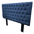 thumbnail image 3 of Cabecera El Bazar Store Capitonada Soho Queen Azul marino, 3 of 5