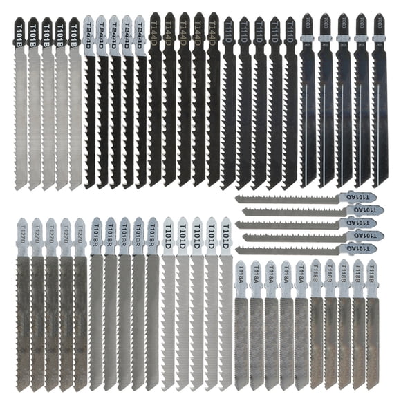 Eummy Jigsaw Blade Set T Shank Fast Cut Down Cut Blades Wood Cutting Power Tool