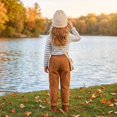 thumbnail image 4 of Abcomgle Girls Shirts Long Sleeve 10-12 Casual Striped Colorblock Turtleneck Shirts for Girls Winter Basic Girls Tops Warm Girls Layer Top, 4 of 6