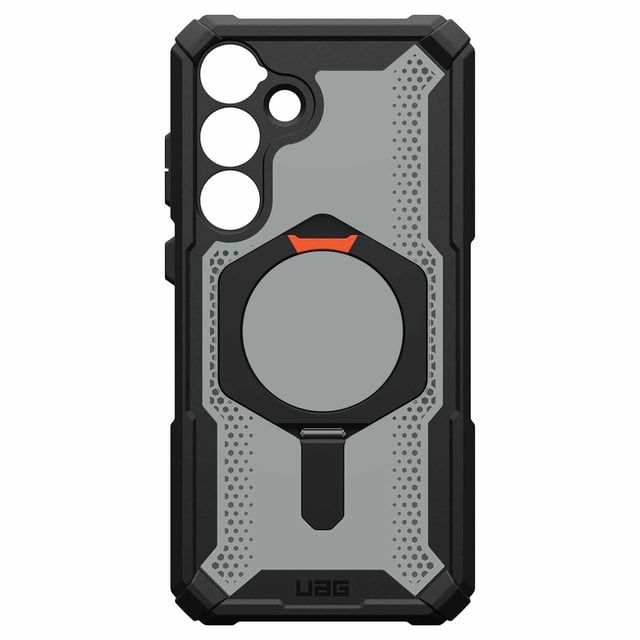 UAG Plasma XTE Rugged Kickstand Case Black/Orange for Samsung Galaxy S25+