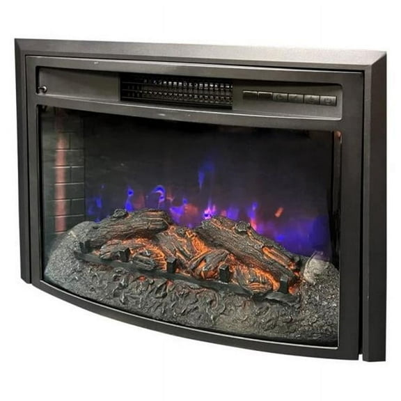 Furrion 26” x 18” Wall Mounted Electric Greystone Curved Fireplace