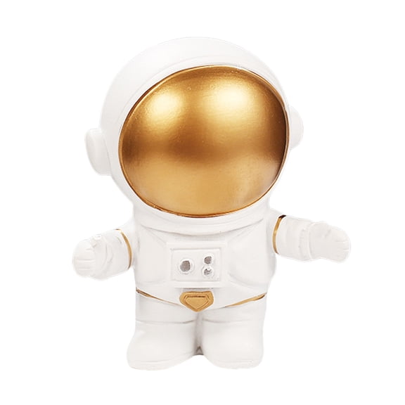Resin Astronaut Figurine Toy Astronaut Cake Topper Desktop Ornament
