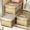 thumbnail image 4 of Clothing Organizer Storage Box Clothes Wardrobe Compartment Box Pants For Large Size Big Size Holder Closet Wardrobe For Container Clothes, 4 of 8