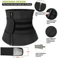 thumbnail image 5 of Vaslanda Neoprene Sweat Waist Trainer Corset Trimmer Shaper Belt for Women, 5 of 7