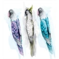 thumbnail image 3 of Ambesonne Birds Duvet Cover Sets, Colorful Tropical Parrots, 2-Twin, Turquoise Purple Grey, 3 of 4