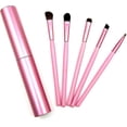 thumbnail image 1 of Complete Cosmetics Kit for Women - Eyeshadow, Foundation, Liner & Brow Tools Professional Wood Handle Makeup Brush Set, 1 of 5