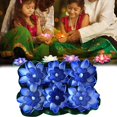 thumbnail image 2 of Under 10 Party Light-up Decoration 6 Pcs Decoration Floating with Lights Plastic Flower Plastic Flower Artificial Traditional Indian Decor for Puja Home Party Decoration, 2 of 9