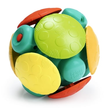 Bright Starts Wobble Bobble Crawl & Chase Baby Activity Ball Toy, Unisex, Ages 3 Months  