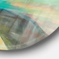 thumbnail image 3 of Designart 'In the Valley Abstract I' Traditional Metal Circle Wall Art - Disc of 36, 3 of 5