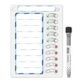 thumbnail image 2 of Denhf Chore Chart for Kids, Dry Erase Chore Board with Magnetic Marker, Plastic to Do List Chore List for Teens, Morning Routine Chart for Adults, ADHD Tools, Visual Schedules, 8.7" x 6.7", White, 2 of 9