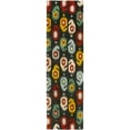 thumbnail image 4 of SAFAVIEH Ikat IKT471A Handmade Charcoal / Multi Rug, 4 of 8