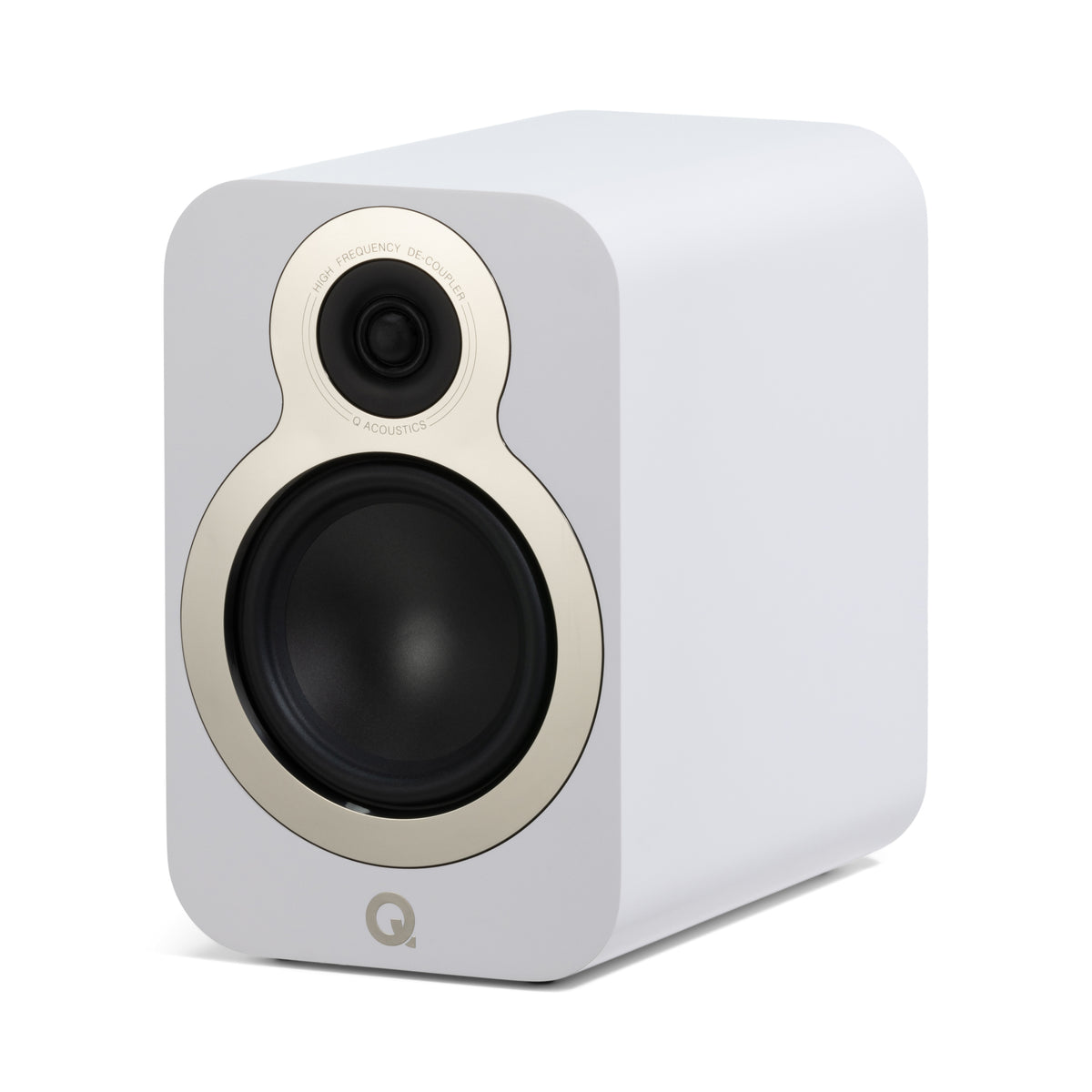 Q Acoustics 3030c Bookshelf Speakers – Satin White (Pair)
