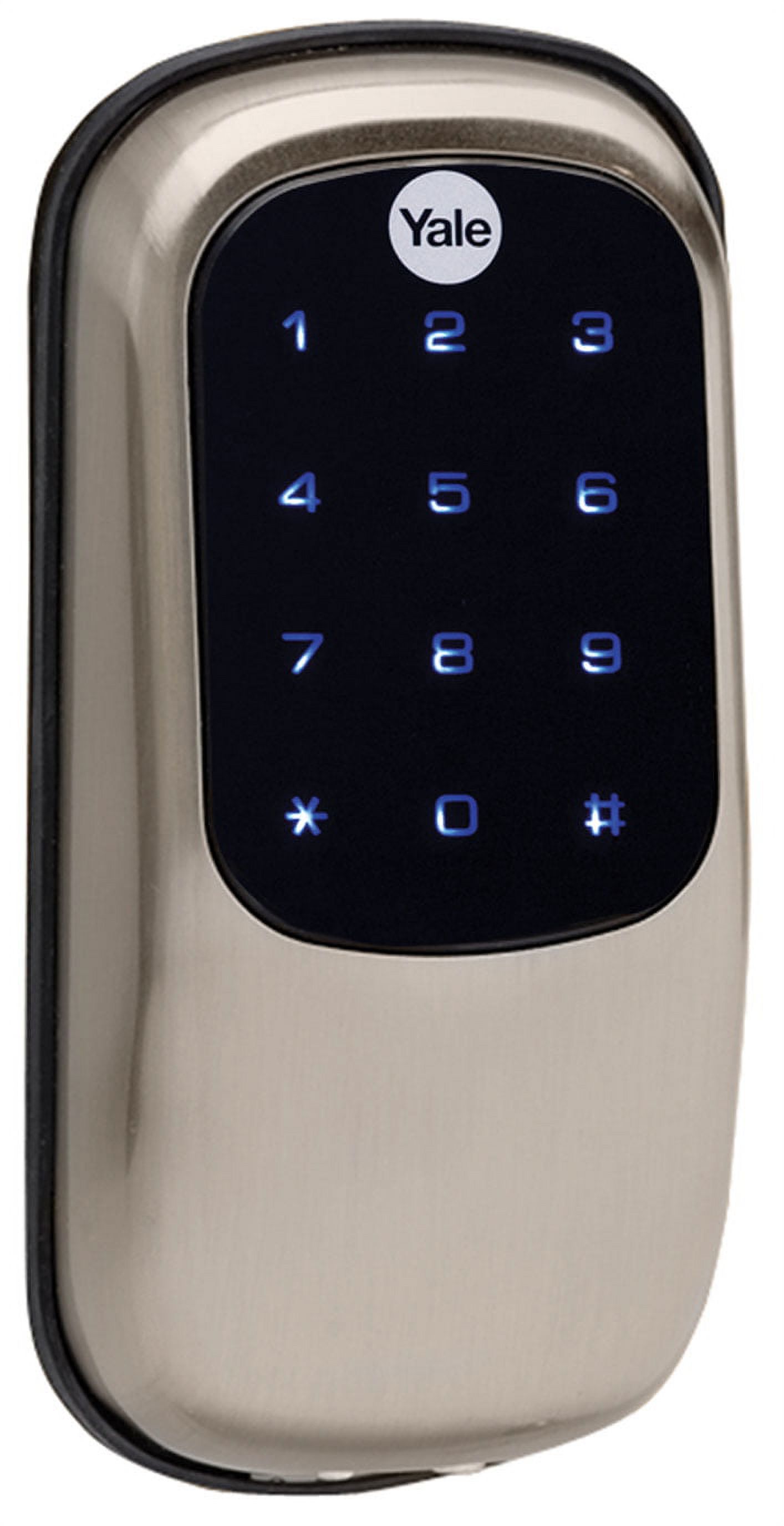 Yale YRD240 Touchscreen Keyless Deadbolt, Satin Nickel - image 2 of 2