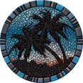 thumbnail image 1 of Palm Trees Poolsaic -blue- 59 inches 67B00-00025, 1 of 1