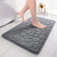 thumbnail image 1 of Alfombrilla de baño de espuma viscoelástica, alfombrilla absorbente para puerta de baño, alfombrilla antideslizante, 1 of 3