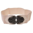 thumbnail image 1 of Moda Hebilla Elástica Elástica Ajustable Retro Flor - Beige Estilo 3 / Beige, 1 of 8