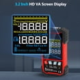 thumbnail image 4 of TOOLTOP 3.2-Inch VA Color Screen Battery Internal Resistance Tester with Type-C, Self-Calibration, Dual Alerts, and Auto Shutdown | 1250mAh Li-ion Battery | Kelvin 4-Wire Measurement for Accurate, 4 of 6